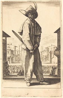 Zanni, 1618/1620. Creator: Jacques Callot.