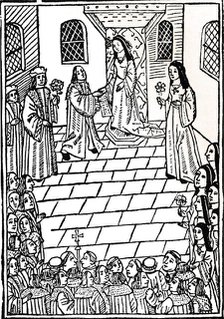 'Treaty of marriage between Charles V and Princess Mary Tudor', c1508.