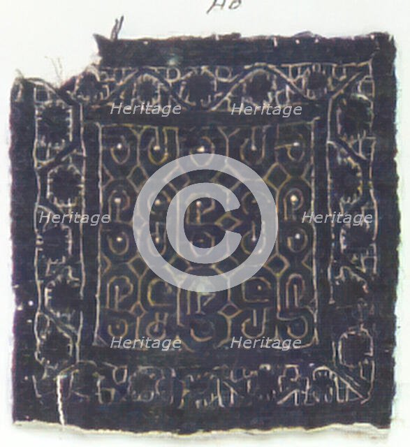 Textile Fragment, Coptic, 5th century. Creator: Unknown.