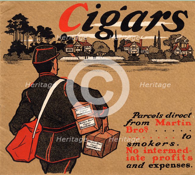 Martin Bros. Cigar Manufacturers, 1900s. Artist: Unknown