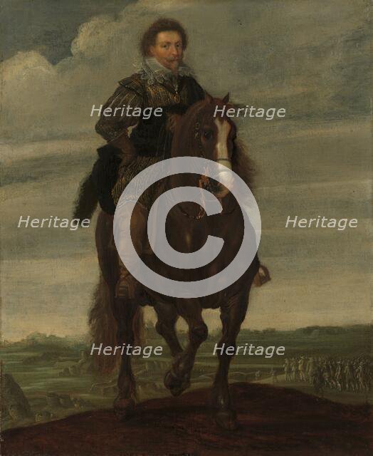 Prince Frederik Hendrik on Horseback, c.1629-c.1635. Creator: Pauwels van Hillegaert I.