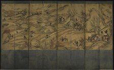 Hunting Scene, 1800s. Creator: Unknown.