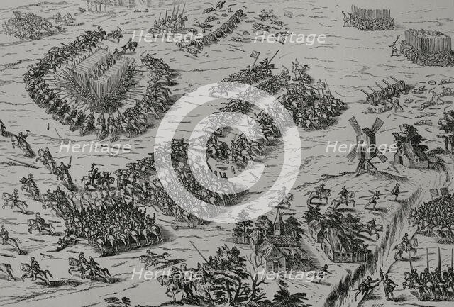 Battle of Dreux, (19 December 1562), (1877).  Creator: Unknown.