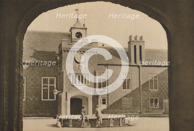 'Courtyard and Main Entrance to the Bishop of London's Palace at Fulham', c1935. Creator: Unknown.