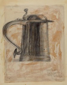 Silver Tankard, 1935/1942. Creator: Joseph Leboit.