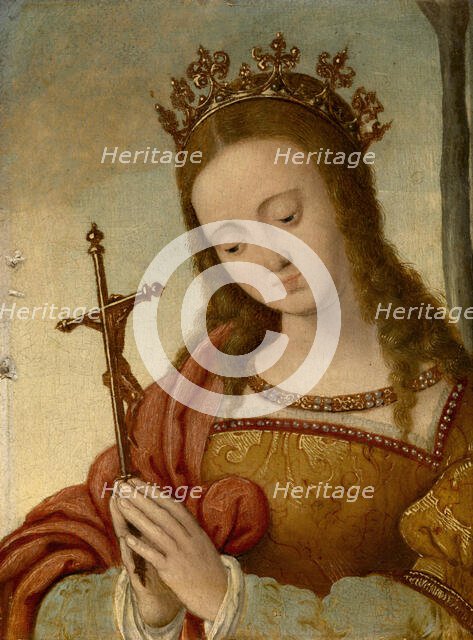 Saint at Prayers, 16th century. Creator: Anon.