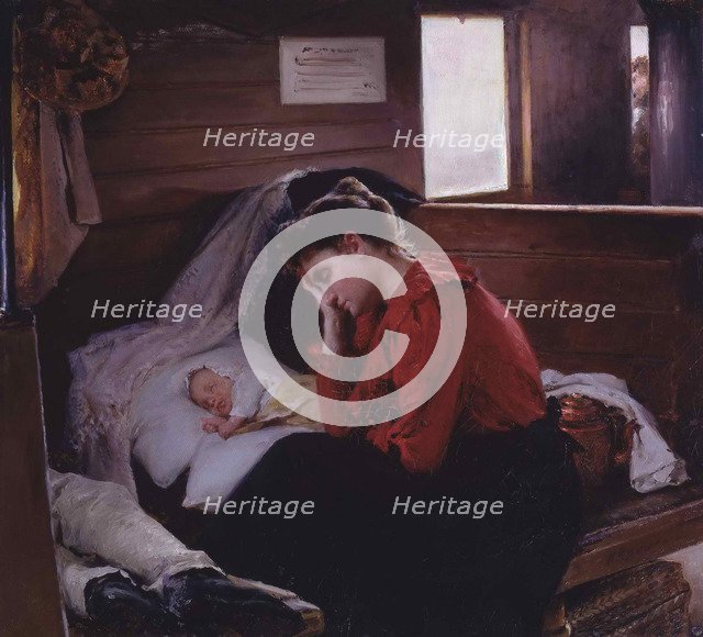 In A Railway Carriage, 1893.