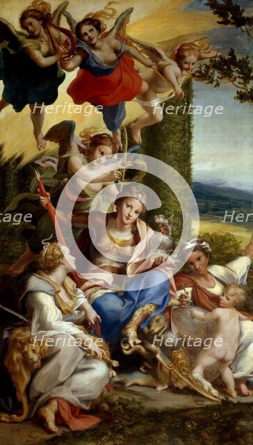 Allegory of Virtues, ca 1529. Creator: Correggio (1489-1534).