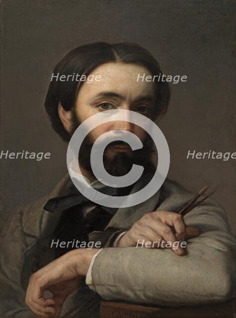 Self Portrait, 1863. Creator: Charles Verlat.