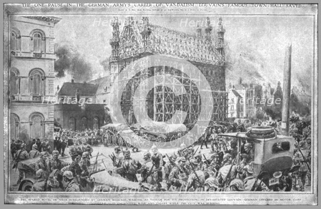 'L'Art de la Retouche; Double page publiee par "The Illustrated London News" le 12 Septembre 1914'. Creator: Unknown.