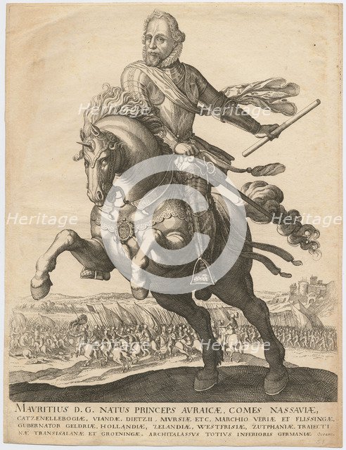 Portrait of Prince Maurice of Orange (1567-1625), 1630.