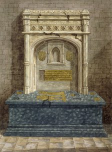 Tomb of Gregory Lovell, churchyard of St Peter and St Paul, Harlington, Middlesex, c1810. Artist: Anon