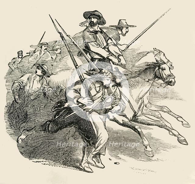 'Rout of the Mexicans', 1849. Creator: Unknown.