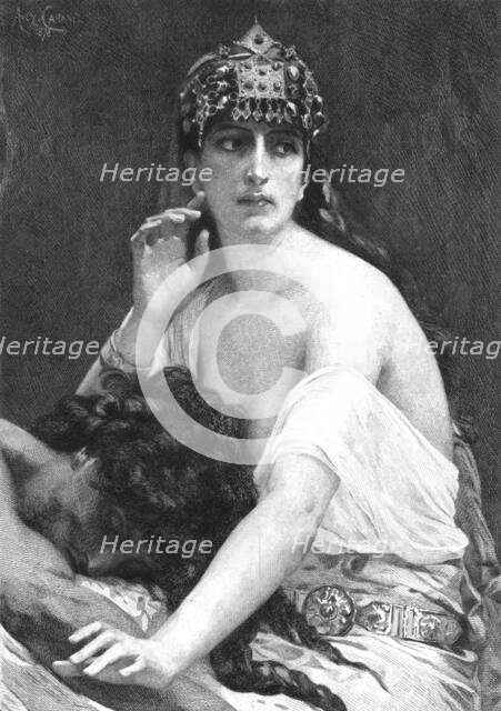 'Delilah',after Alexandre Cabanel', c1880-83. Creator: Charles Theodore Deblois.