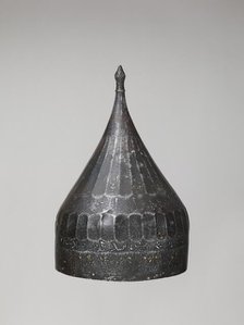 Helmet, Iranian, probably 15th century. Creator: Unknown.