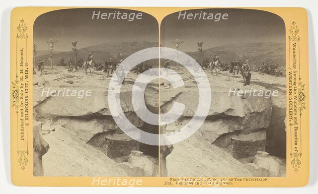 Golgotha and the Crucifixion, 1893. Creator: Henry Hamilton Bennett.