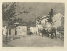 Camera Work: A Square - Ronda, 1914. Creator: J. Craig Annan (British, 1864-1946).