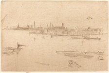 Battersea: Dawn, 1875. Creator: James Abbott McNeill Whistler.