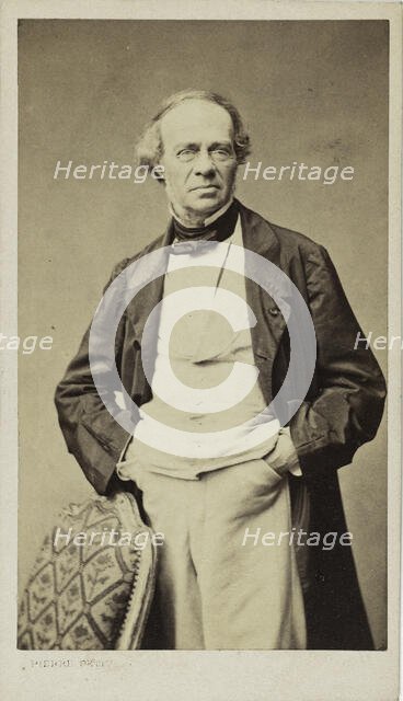 Portrait of the composer Jacques Fromental Halévy (1799-1862), ca 1860. Creator: Petit, Pierre (1598-1677).