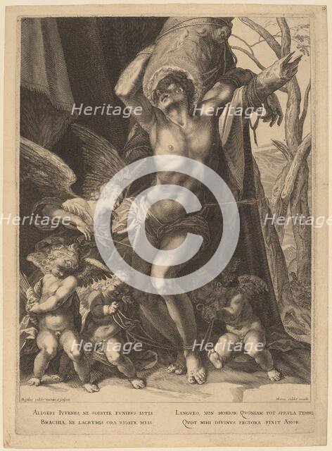 The Martyrdom of Saint Sebastian, c. 1620. Creator: Aegidius Sadeler II.