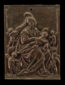 The Virgin & Child with Four Angels, early 16th century. Creator: Unknown.