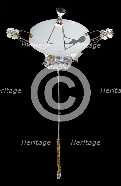 Pioneer 10 / 11, reconstructed full-scale mock-up, 1972. Creator: TRW Space & Technology Group.