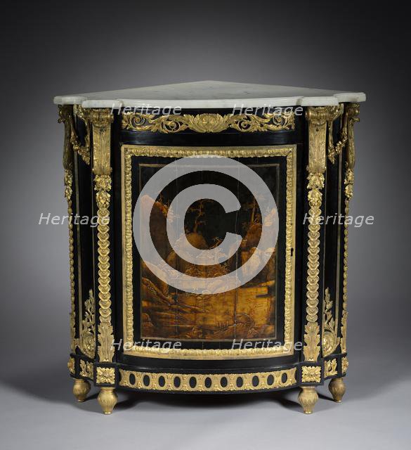 Corner Cabinet, c. 1765-1770. Creator: René Dubois (French, 1737-1798).