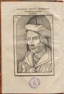 Annotationes Othonis Brunfelsii...in quatuor Euangelia & Acta Apostolorum..., 1535. Creators: Hans Baldung, Otto Brunfels.