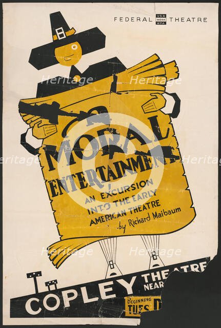 A Moral Entertainment, Boston, 1938. Creator: Unknown.