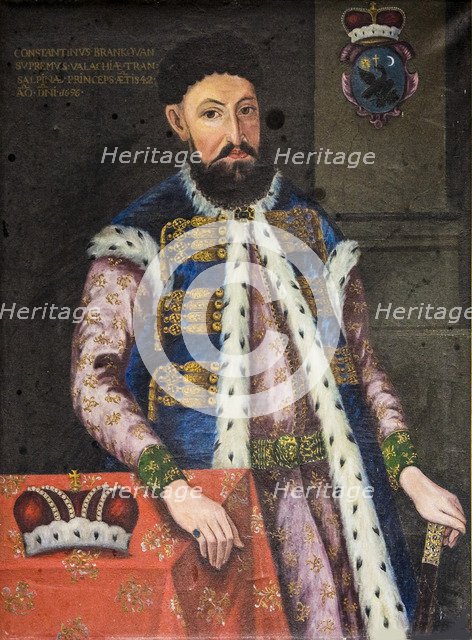Portrait of Constantin Brâncoveanu (1654-1714), Prince of Wallachia, 1696. Artist: Anonymous  
