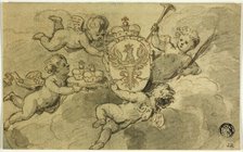 Putti and Coat of Arms, n.d. Creator: Gerard de Lairesse.