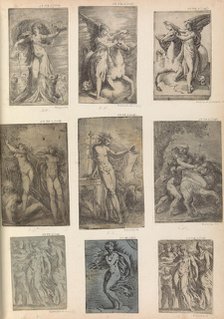 Hercules, Nessus abducting Deianira, ca. 1540 (?). Creator: Andrea Schiavone.