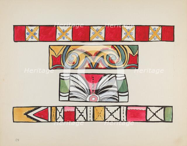 Plate 49: Miscellaneous Design: From Portfolio "Spanish Colonial Designs of New Mexico", 1935/1942. Creator: Unknown.