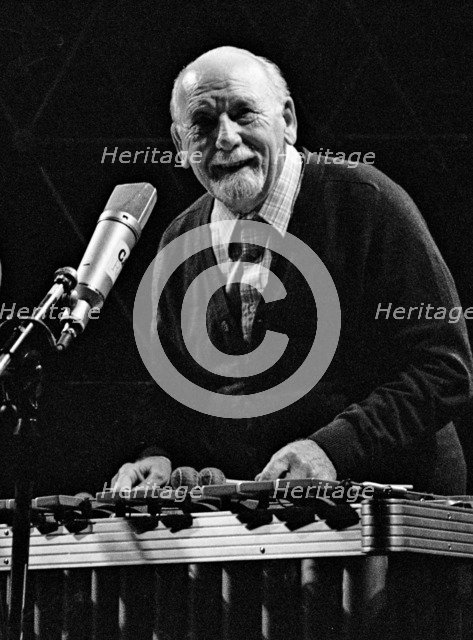 Red Norvo, Capital Jazz, Knebworth, 1982.   Artist: Brian O'Connor.