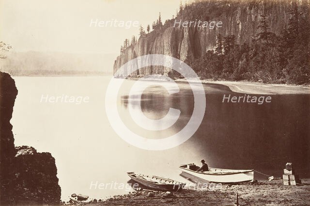 Cape Horn, Oregon, 1867, printed ca. 1876. Creator: Carleton Emmons Watkins.