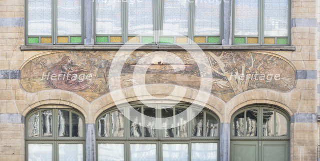 Maison-Atelier Louise de Hem, 15-17 Rue Darwin, Brussels, Belgium, (1902-1905), c2014-c2017. Artist: Alan John Ainsworth.