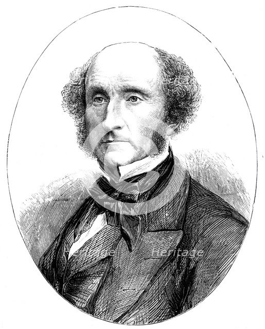 John Stuart Mill (1806-1873), British social reformer and philosopher. Artist: Unknown