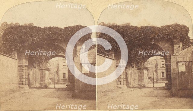 Group of 16 Early Stereograph Views of British Abbeys, 1850s-60s. Creator: Unknown.