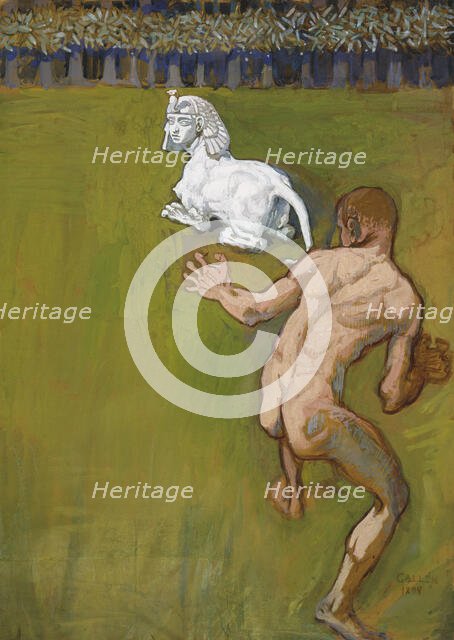 Conceptual Artist, 1894. Creator: Akseli Gallen-Kallela.