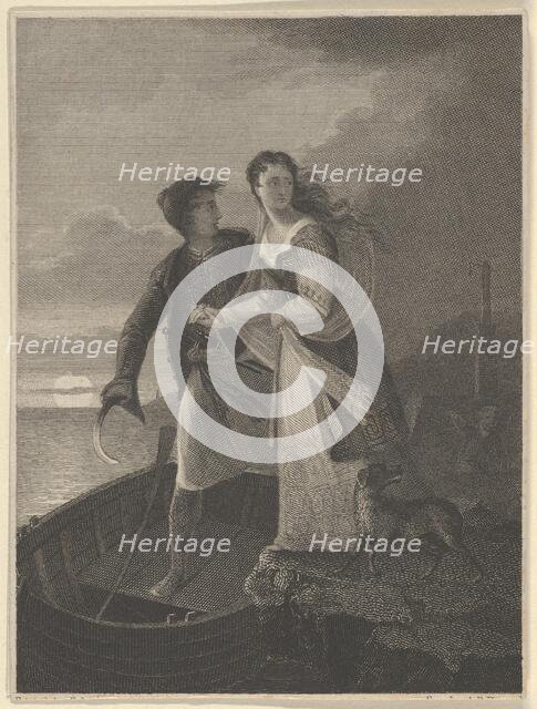 Greek Lovers, 1825. Creator: Asher Brown Durand.