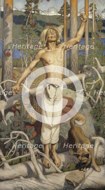 Kullervo's Curse. Artist: Gallen-Kallela, Akseli (1865-1931)