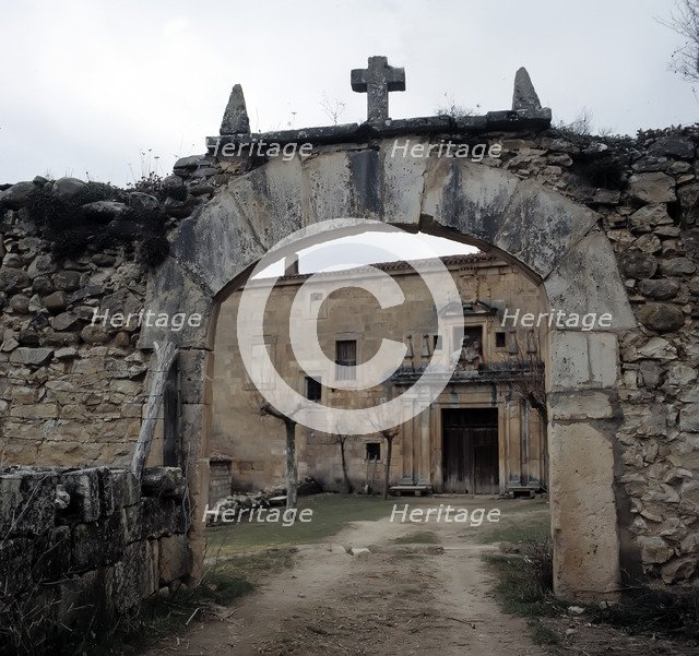 Gateway to the monastery of San Pedro de Arlanza.