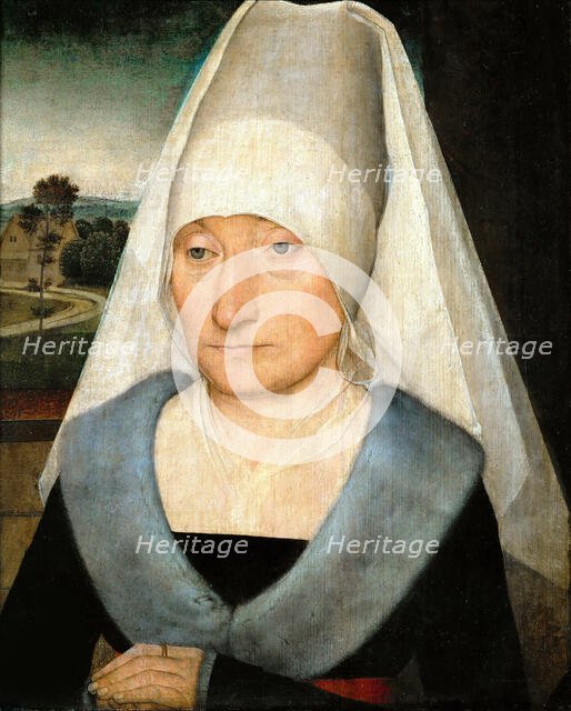 Portrait of an Old Woman, ca 1470-1475. Creator: Memling, Hans (1433/40-1494).