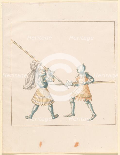 Freydal, The Book of Jousts and Tournament of Emperor Maximilian I: Combats...Plate 147, c1515. Creator: Unknown.