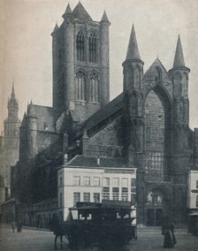 The Cathedral of St Bavo, Ghent, Belgium, c1900 (1914-1915). Artist: John Benjamin Stone.