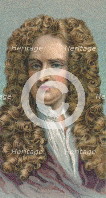 Sir Isaac Newton (1643-1727), English mathematician, astronomer and physicist, 1924. Artist: Unknown