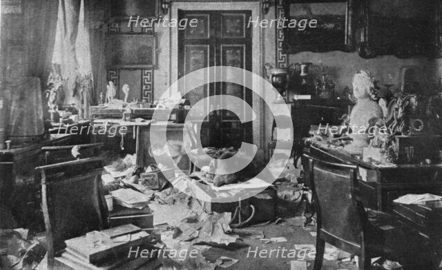 The Bolshevik Coup in Russia; The study of Tsar Alexander II, ancestor of Nicholas II..., 1917. Creator: Unknown.