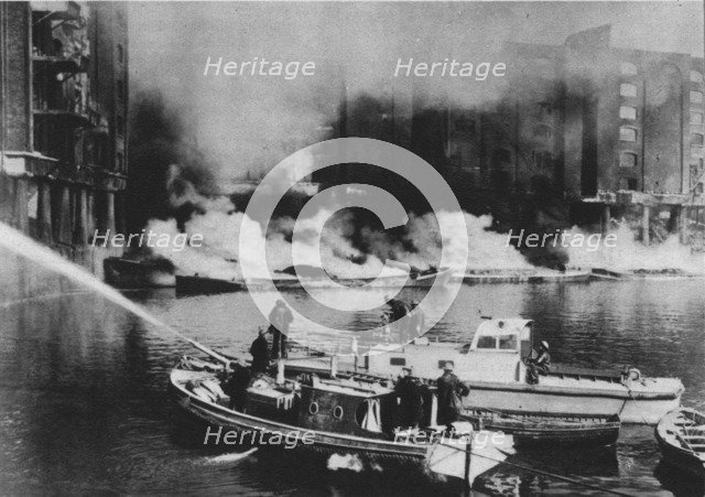 'The Firemen Were At The Forefront Of Danger', 1941 (1942). Artist: Unknown.