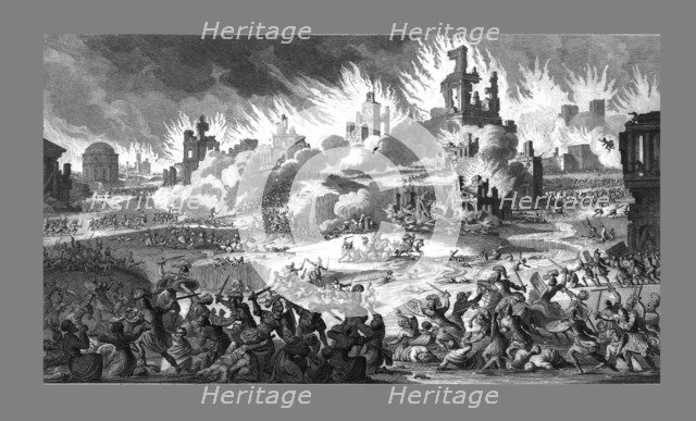 The Destruction of Jerusalem and the Temple, (1818). Creator: Unknown.