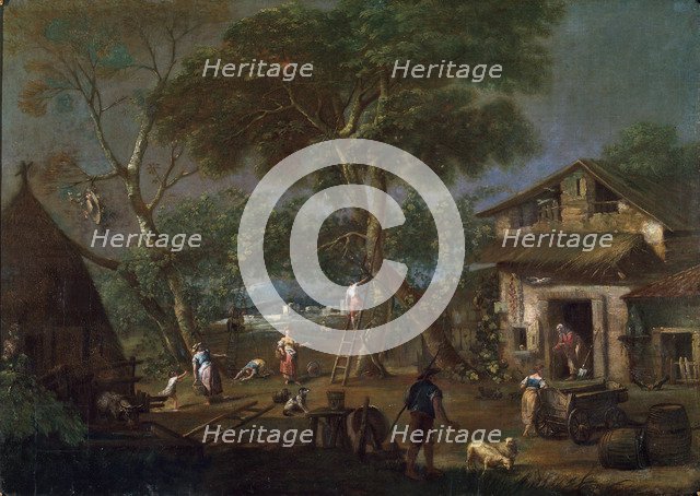 'Italian Landscape', c1750-1795. Artist: Antonio Diziani